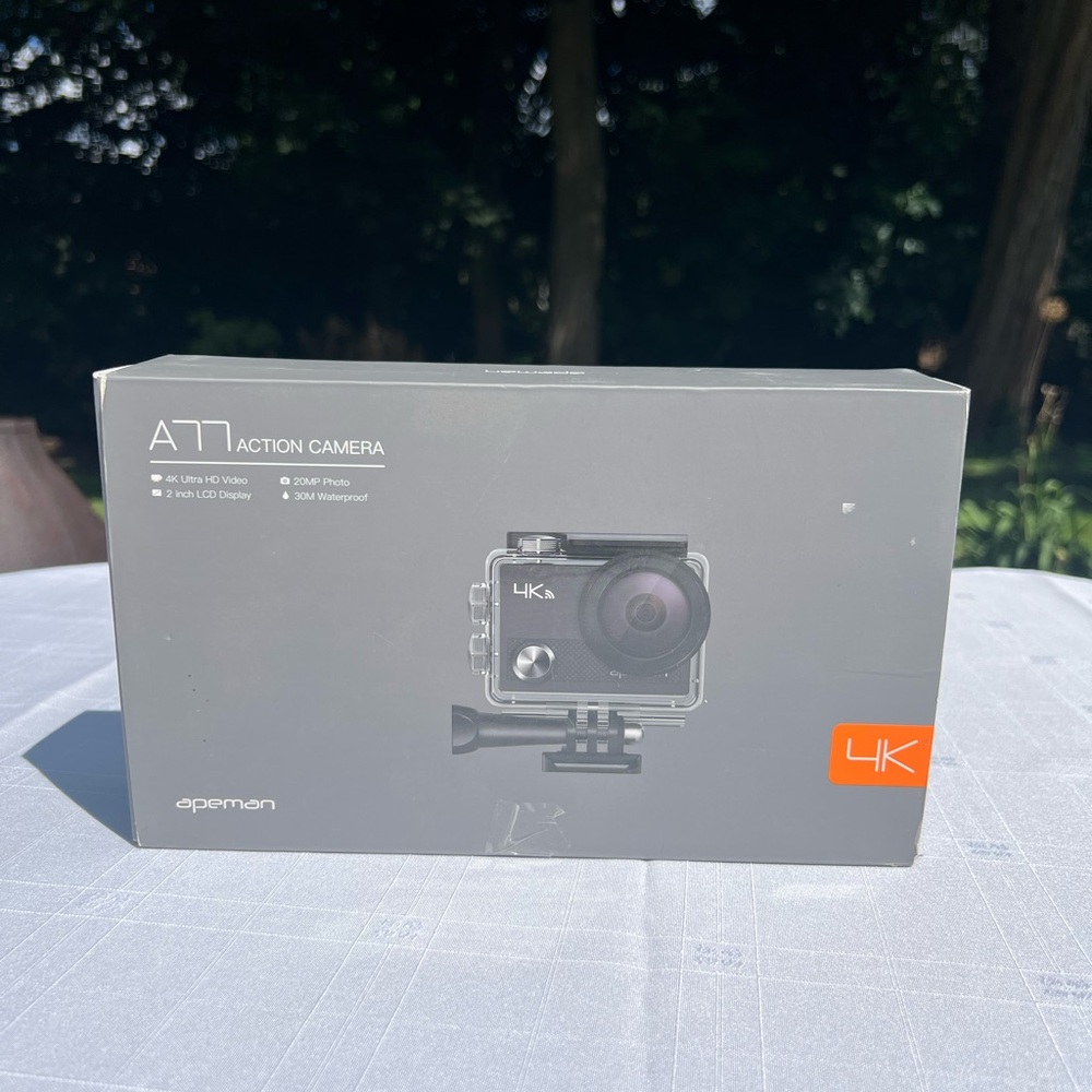 Apeman a77 4K Ultra HD Action Camera - Black